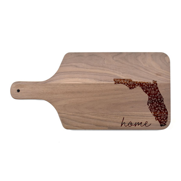 Designs Direct Creative Group Floral Home State Florida Cutting Board